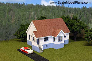 O scale structure plans for model railway