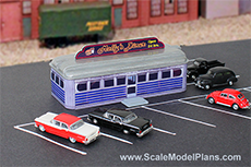 Classic art deco diner
