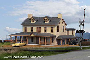 HO Scale plans Cookstoen Tavern