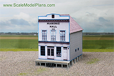 N scale Masonic Hall